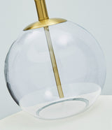 Samder - Glass Table Lamp  - White