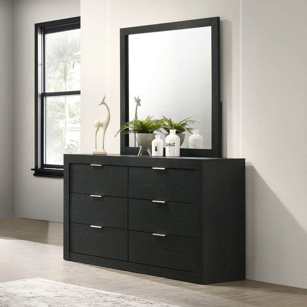 Asher - Dresser & Mirror - Smoke