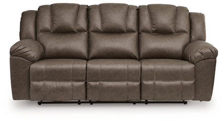 Lowilla - Reclining Sofa - Driftwood