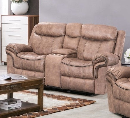 DAKOTA Rocking Reclining Loveseat with USB Ports