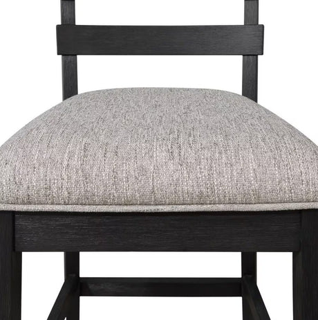 LAZLO Black 18" Wide Counter Chair