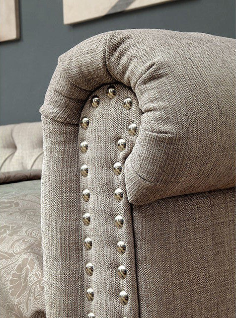 ALEXANDRE Beige Day Bed w/ Trundle