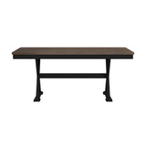 Tulane - 6 Piece Dining Set With Table, 4 Chairs, And Bench - Oak And Black