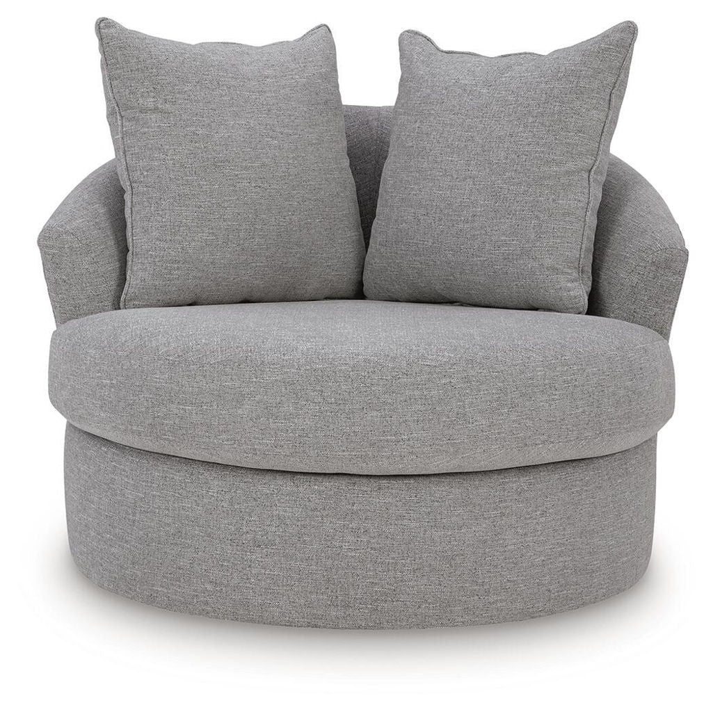 UrbanCrest - Swivel Accent Chair - Pewter