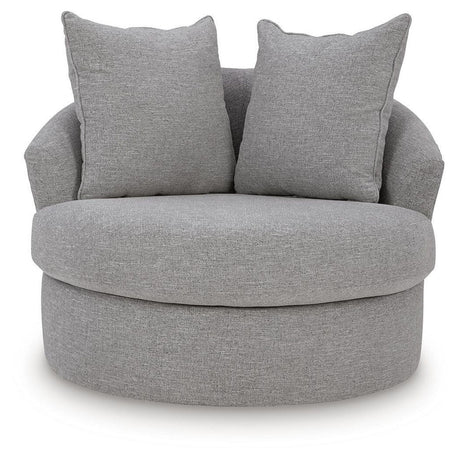 UrbanCrest - Swivel Accent Chair - Pewter
