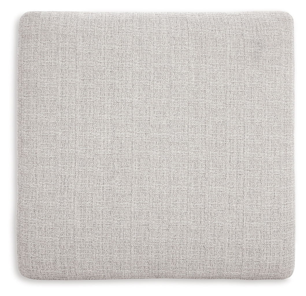 Koralynn - Oversized Accent Ottoman - Stone