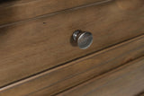 Feddinger - Dresser And Mirror - Medium Brown