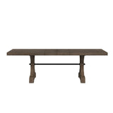 Yellowstone - Dining Table With 2X12" Leaves - Gray