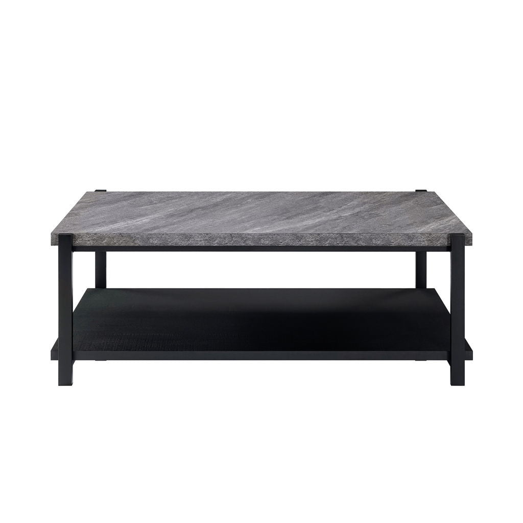 Linea - 3 Piece Occasional Set (1 Coffee & 2 End Tables) - Dark Gray