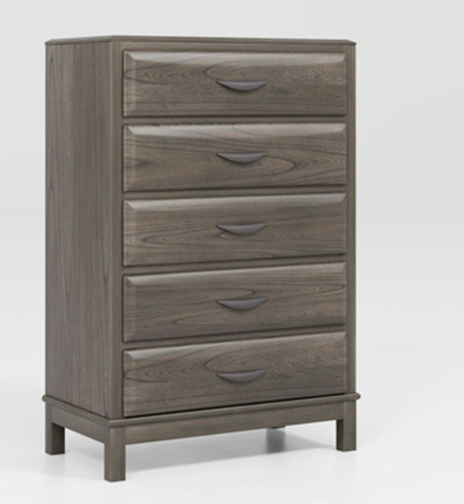 Mazing - Five Drawer Chest - Gray
