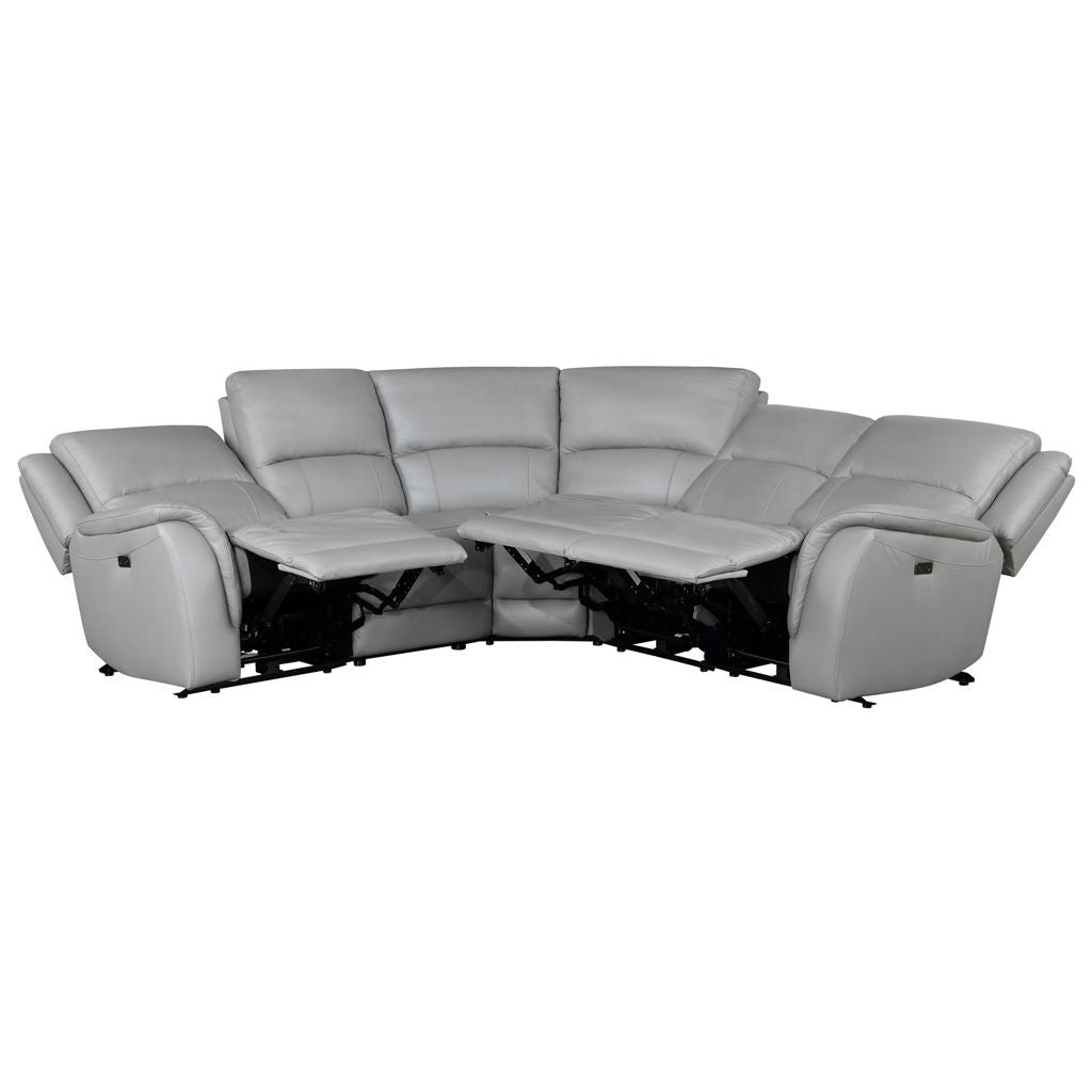 Alexandria - Leather Power Sectional