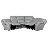 Alexandria - Leather Power Sectional