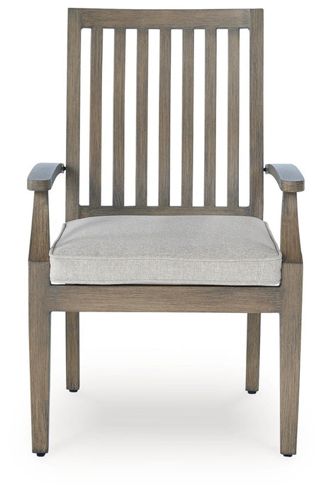 Rainier Ranch - Arm Chair With Cushion (Set of 2) - Brown / Beige