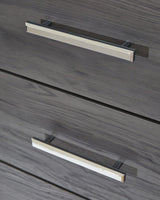 Lodanna - Five Drawer Chest - Gray