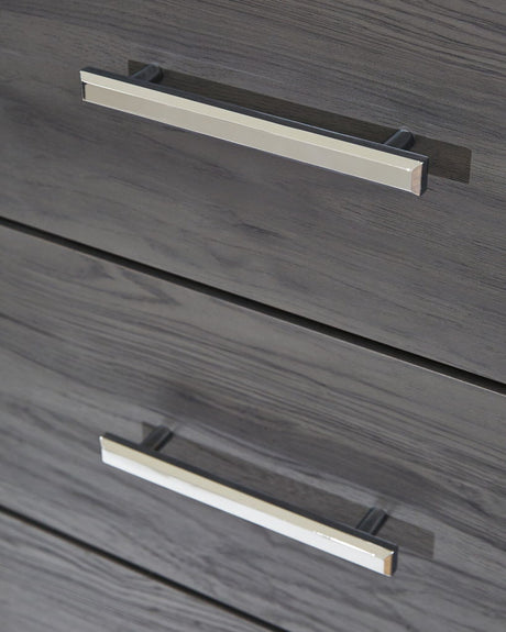 Lodanna - Five Drawer Chest - Gray