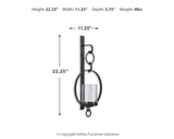 Ogaleesha - Wall Sconce - Brown