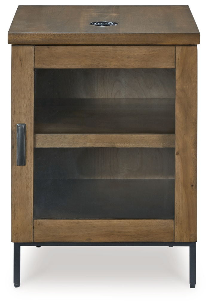 Torlanta - Chair Side End Table - Brown