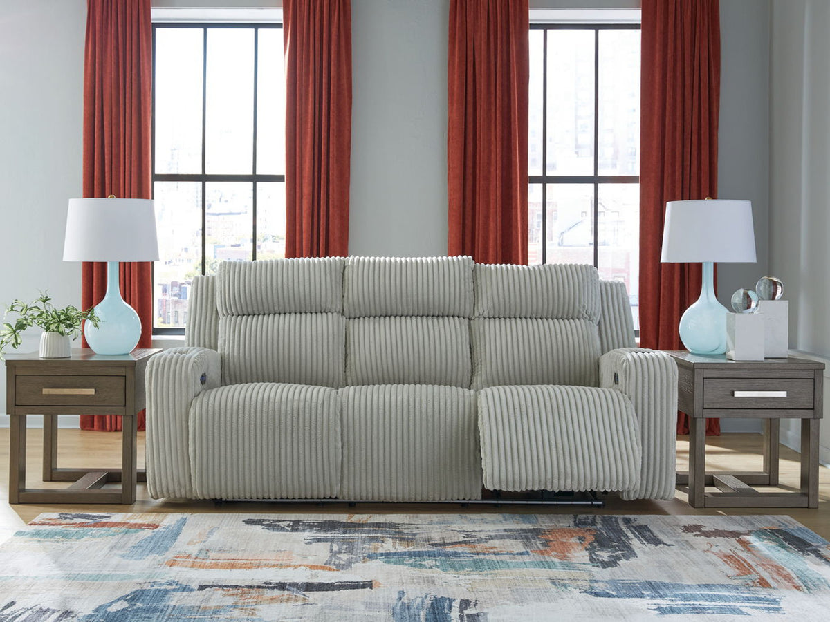 Forest Lake - Power Reclining Sofa With Adj Headrest
