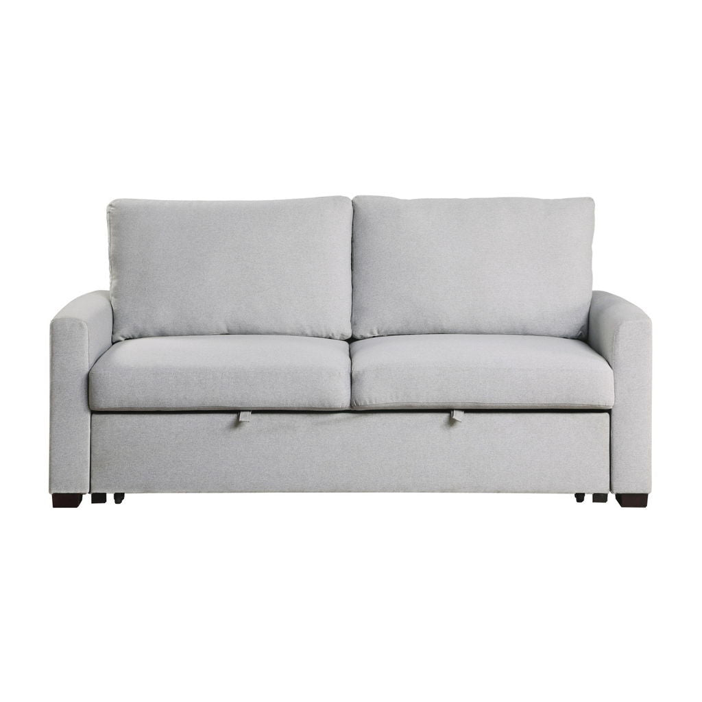 Price - Convertible Studio Sofa With Pull-Out Bed - Gray