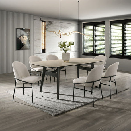 Lark - Side Chair (Set of 2) - White / Black