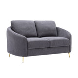 Yuina - Loveseat - Gray Linen