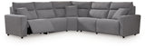 Modmax II - Reclining Sectional - Salt And Pepper