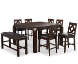 Brentwood Dark Brown 8-PC Counter Set