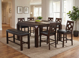 Brentwood Dark Brown 8-PC Counter Set