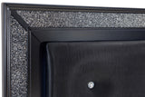 DOLCE Queen Black Lighted Bedroom Set