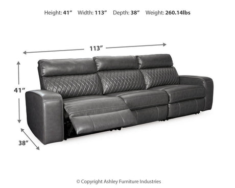 Samperstone - Power Reclining Sectional