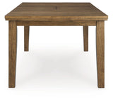 Urbinforte - Dining Room Butterfly Extension Table - Light Brown