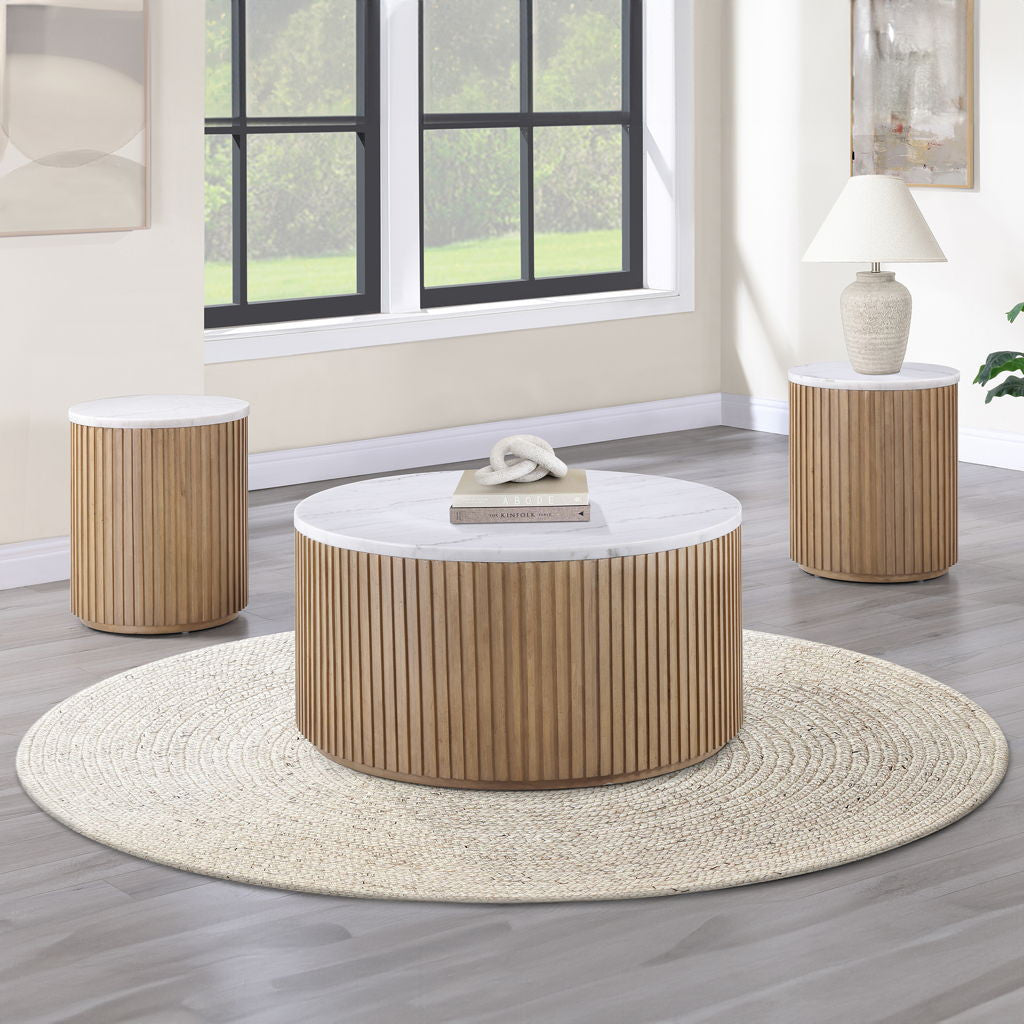 Colvin - 3 Piece Set With Marble Top