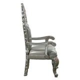 Sandoval - Arm Chair (Set of 2) - Beige Synthetic Leather & Champagne