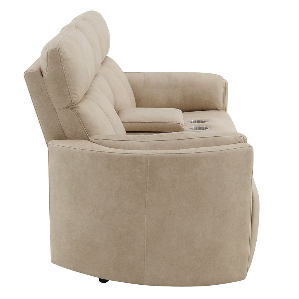 Elison - Motion Loveseat With Console & Storage
