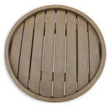 Marina Sun - Round End Table - Beige