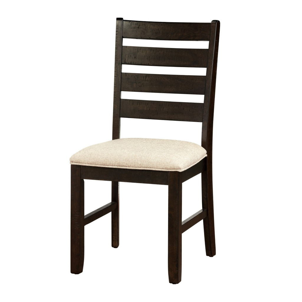 Blair Farm - 7 Piece Pack Dinette Set - Beige / Dark Brown