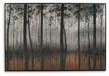 Philyra - Wall Art - Black / Orange / Silver
