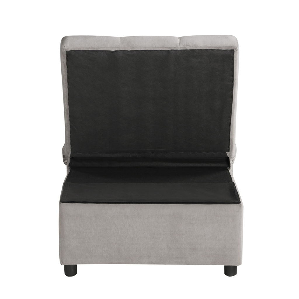 Garrell - Lift Top Storage Bench With Pull-Out Bed