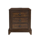 Phillipe - 2-Drawer Cabinet With USB - Cherry