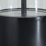 Kerrbrook - Glass Table Lamp - Clear / Black