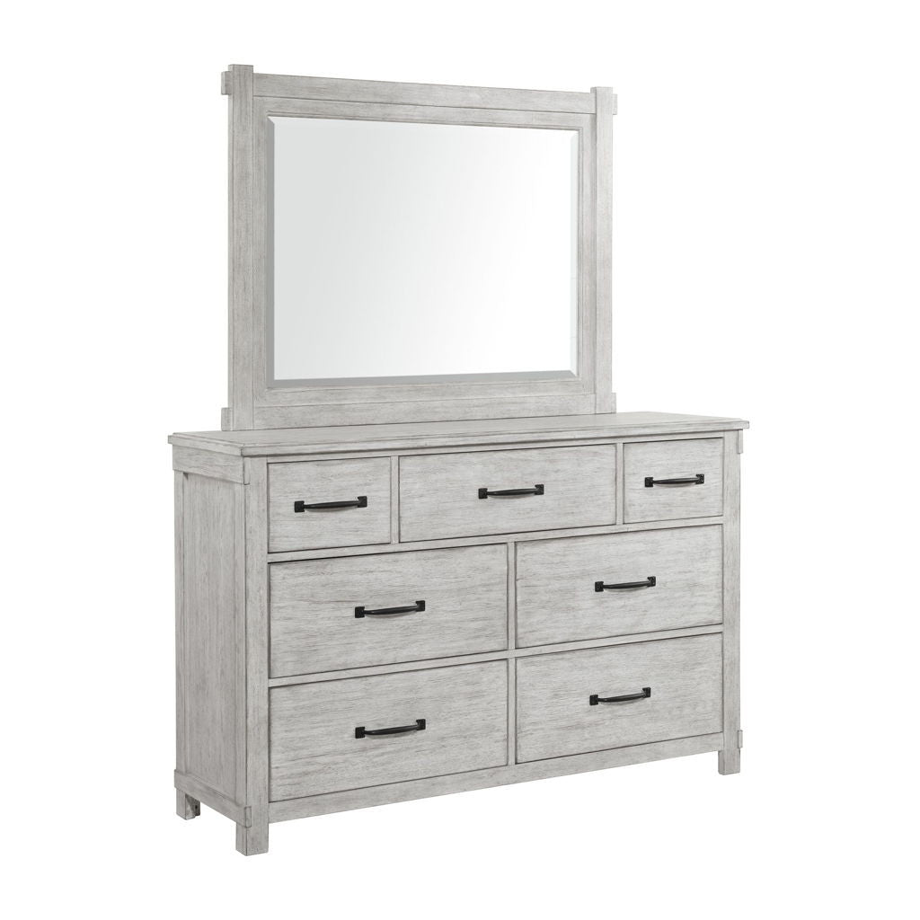 Scott - 7-Drawer Dresser With Mirror Set