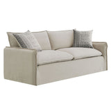 Upendo - Sofa With 2 Pillows - Beige Linen
