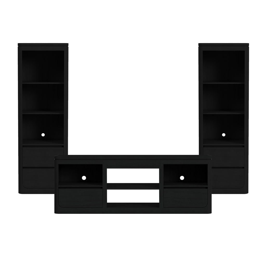 Rosalie - 3 Piece Entertainment Unit With 71" TV Console