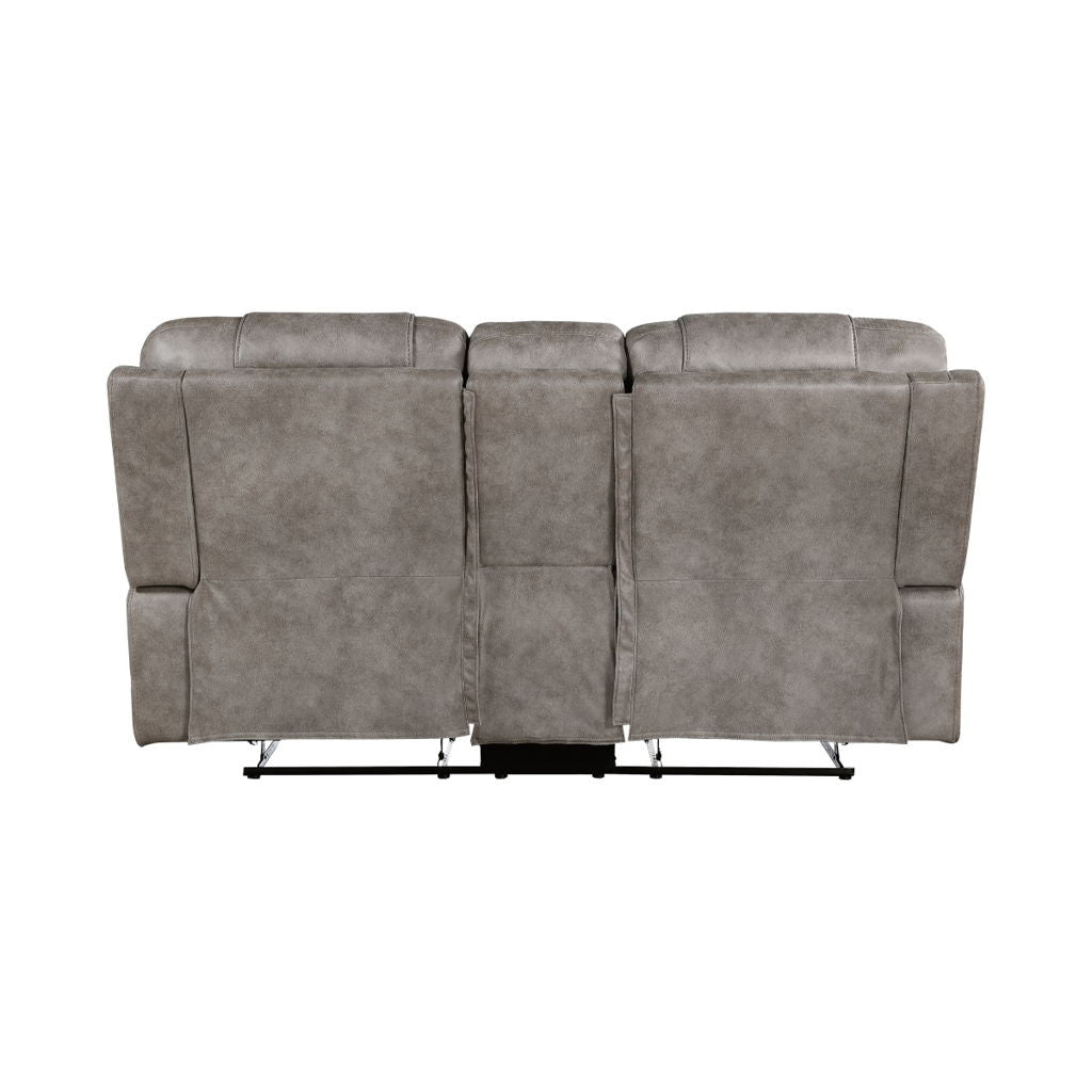 Oberon - Double Reclining Loveseat With Center Console