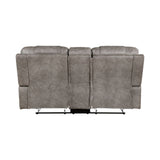 Oberon - Double Reclining Loveseat With Center Console