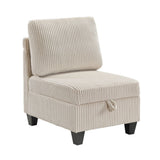 Walterboro - Sectional With Storage, Storage Pouches And Charging Ports