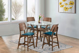 Oscar - Round Glass Counter Table Set
