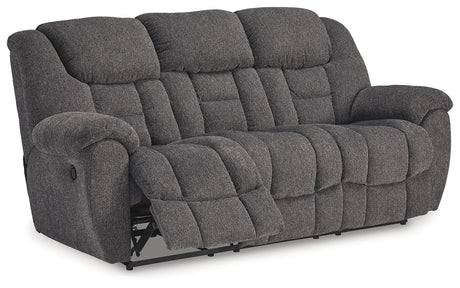 Foreside - Reclining Sofa - Charcoal