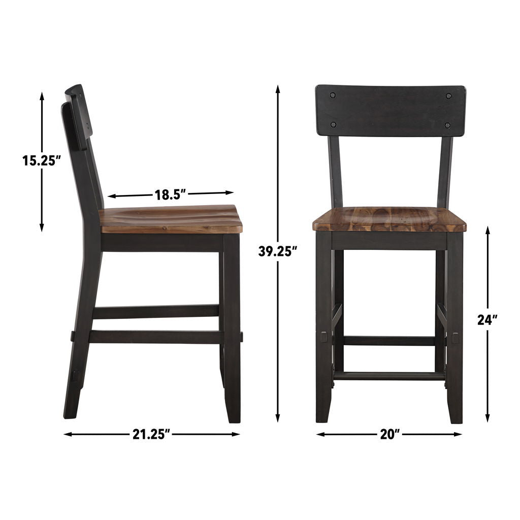 Bermuda - Counter Stool - Black