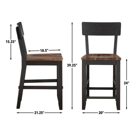 Bermuda - Counter Stool - Black